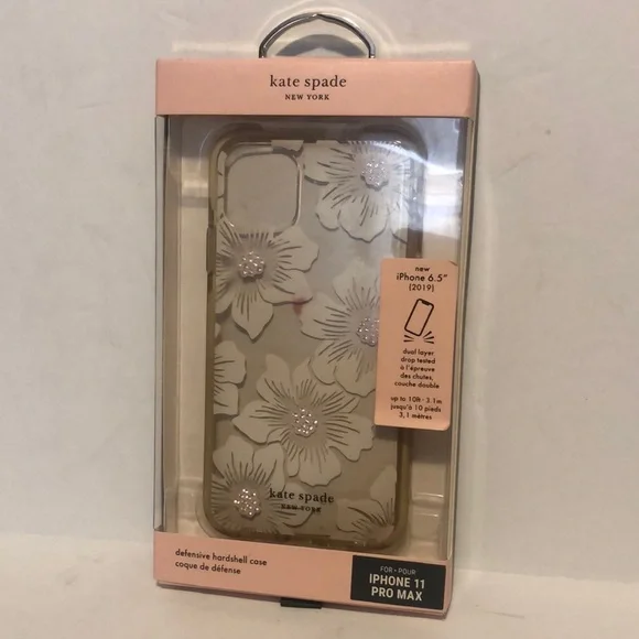 NIOB Kate Spade New York Hard Shell Protective Phone Case for iPhone 11 Pro Max - Picture 1 of 7